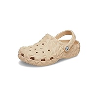 Crocs Unisex-Adult Classic Geometric Clogs, Iridescent Aqua